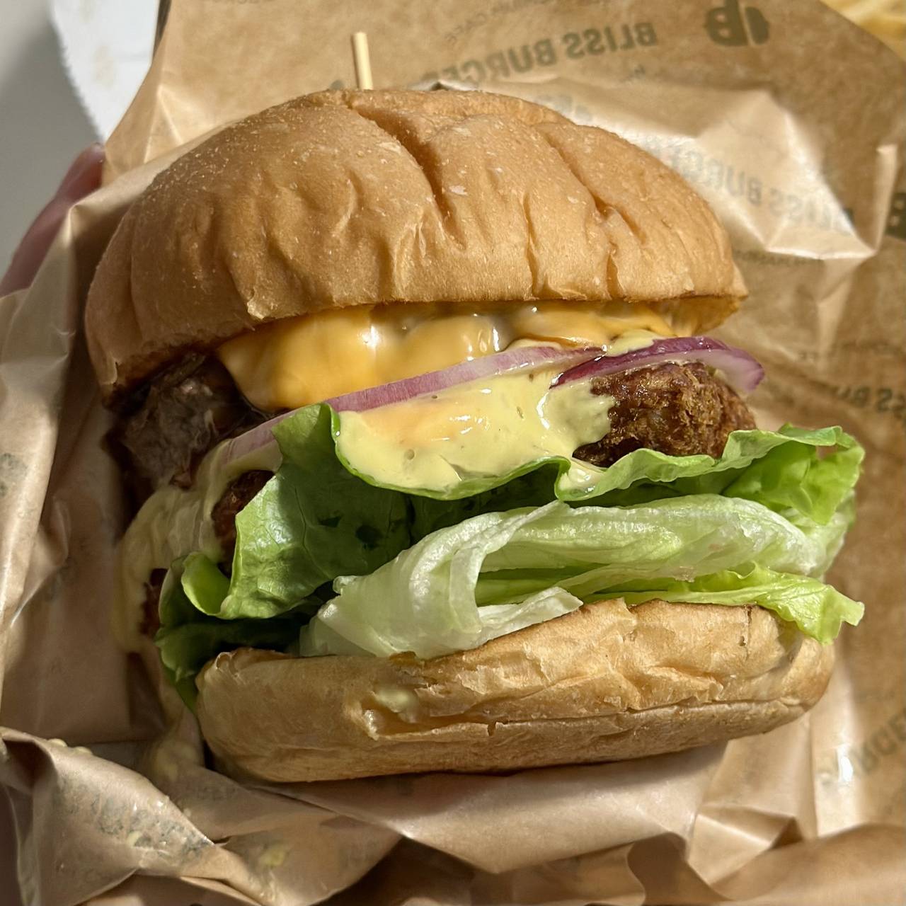 도네이션 버거의 실제 모습