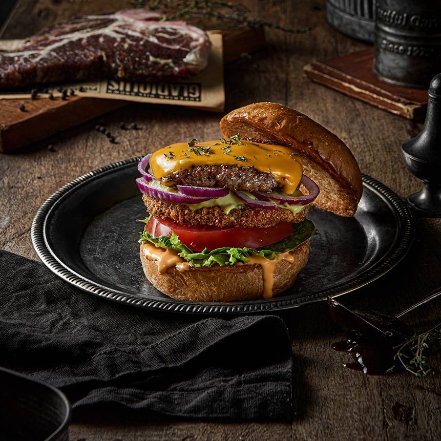 블리스버거의 도네이션 버거 홈페이지 사진