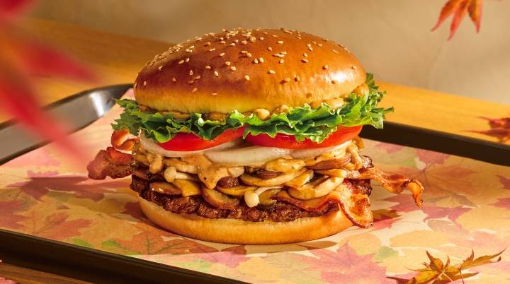 트러플 머쉬룸 와퍼 공식 홍보 사진