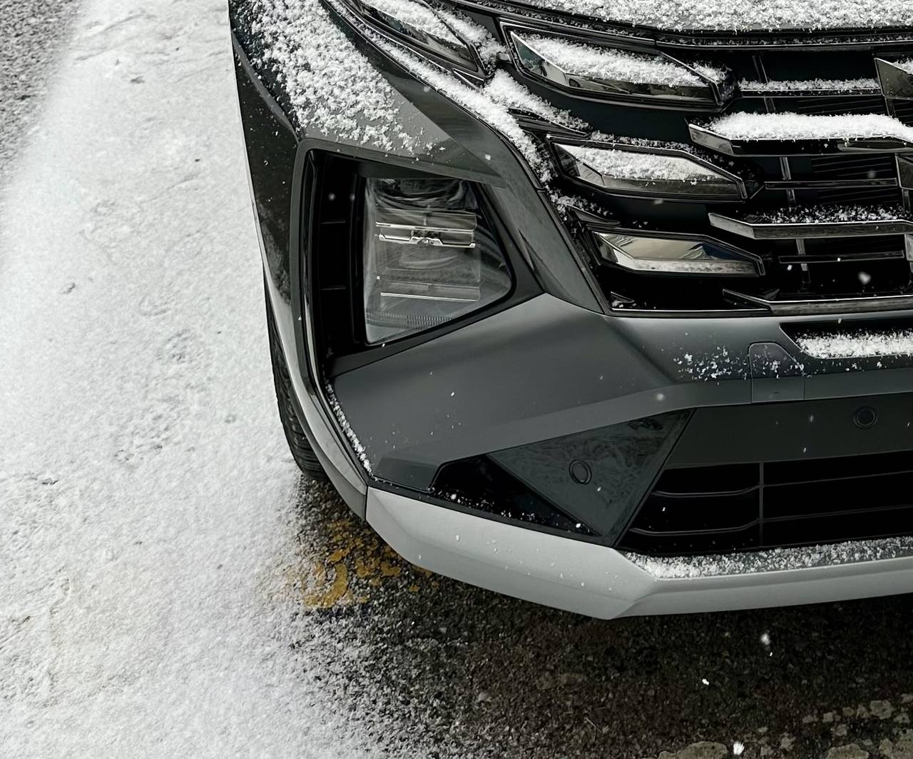 눈의 시련에 시달렸던 조금은 젋었던 시절의 투싼