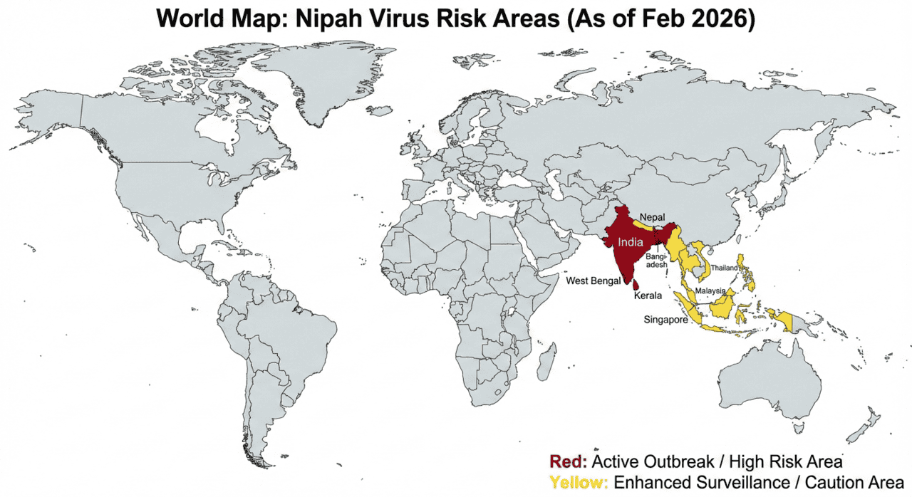 제미나이가 만들어 준 확산 및 위험지역 지도 (Google Gemini)