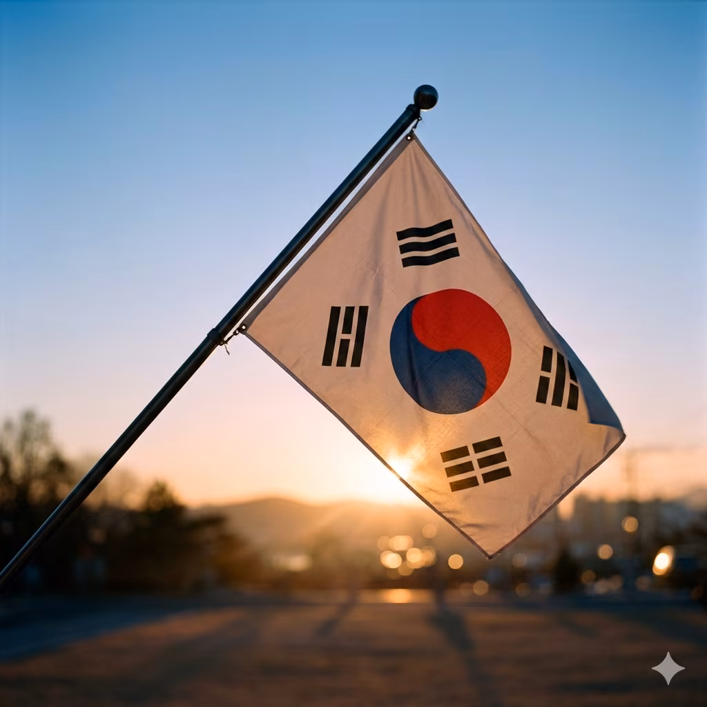 어디선가 태극기가 걸려있는게 보였다 (Gemini)